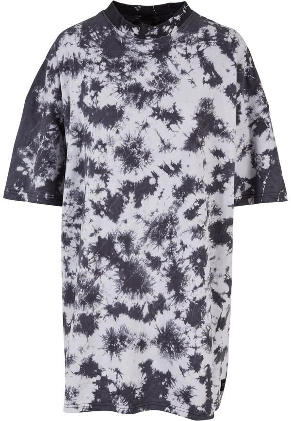 ROCAWEAR ROCAWEAR Рокля 'Get Loud'  антрацитно черно / графитено сиво / бяло