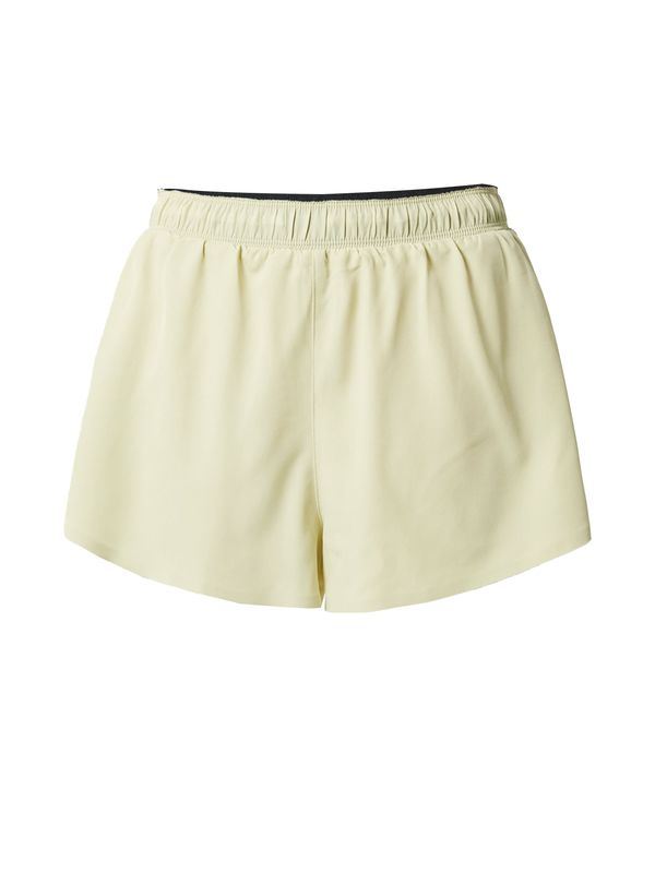 Röhnisch Röhnisch Спортен панталон 'Bounce'  пастелно жълто / бяло