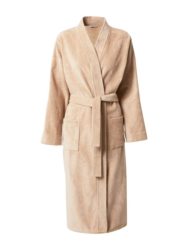 rosemunde rosemunde Дълъг халат за баня  светлокафяво