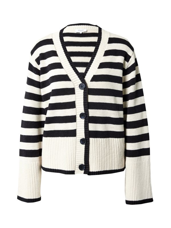 rosemunde rosemunde Плетена жилетка  черно / бяло