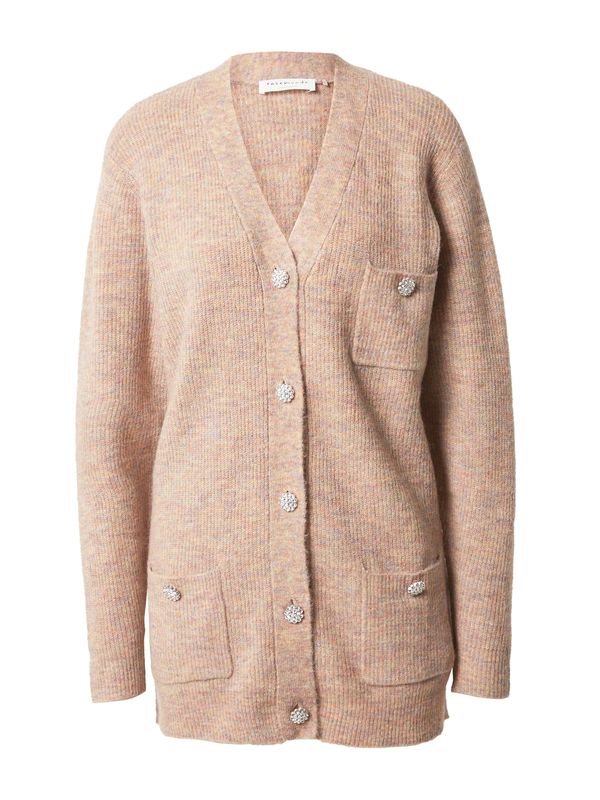 rosemunde rosemunde Плетена жилетка  пъстро / пудра