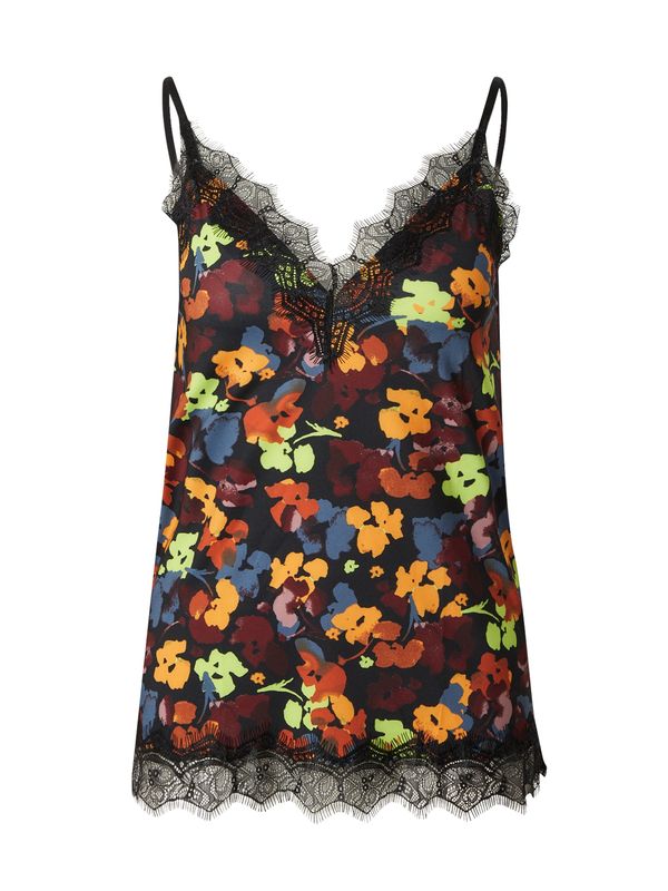 rosemunde rosemunde Топ  гълъбово синьо / жълто / оранжево / черно