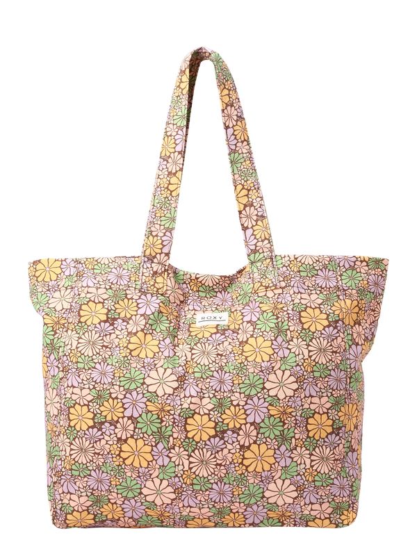 ROXY ROXY "Чанта тип ""Shopper""" 'ANTI BAD VIBES'  жълто / зелено / червено