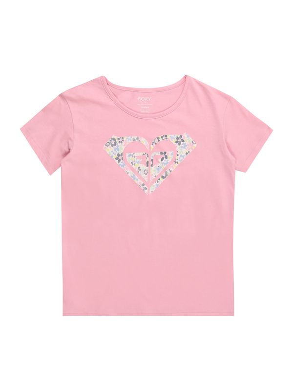 ROXY ROXY Функционална тениска 'DAY AND NIGHT'  светлосиньо / жълто / антрацитно черно / пепел от рози