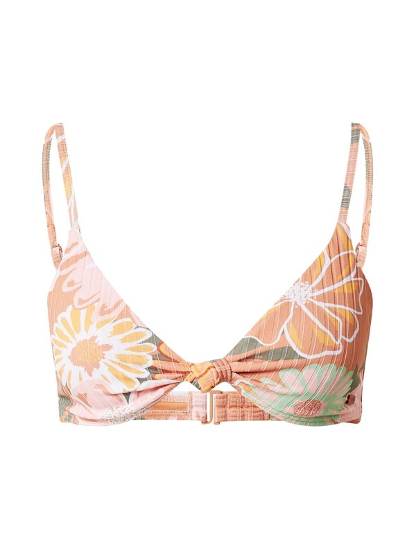 ROXY ROXY Горнище на бански 'LOVE THE SURF'  светлокафяво / оранжево / бледорозово / бяло
