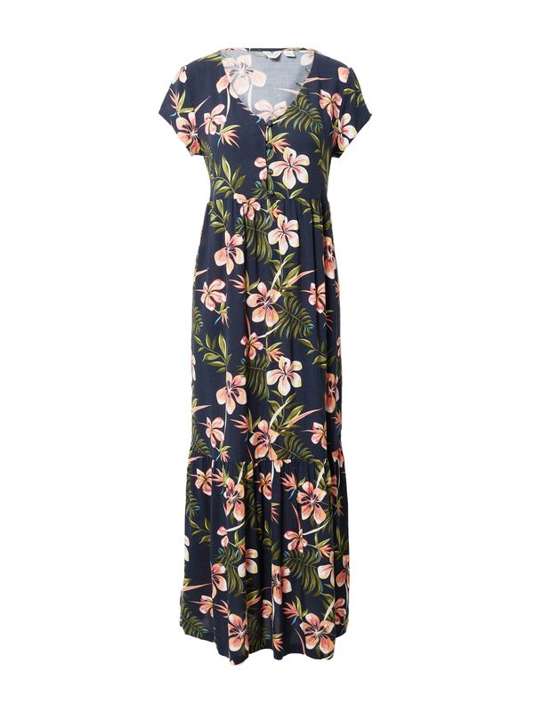 ROXY ROXY Лятна рокля 'POPULAR SONG'  нейви синьо / зелено / маслина / бледорозово