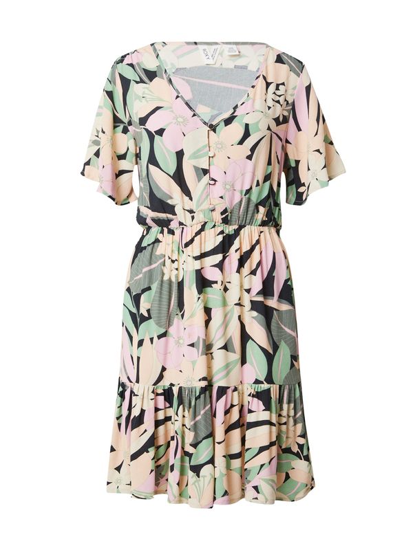 ROXY ROXY Рокля тип риза 'SEASYMPHONYAG'  нощно синьо / светлозелено / пастелно оранжево / бледорозово