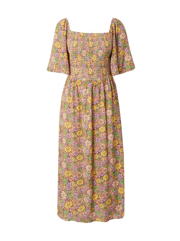 ROXY ROXY Рокля 'TROPICAL SUNSHINE'  кафяво / жълто / светлозелено / кайсия