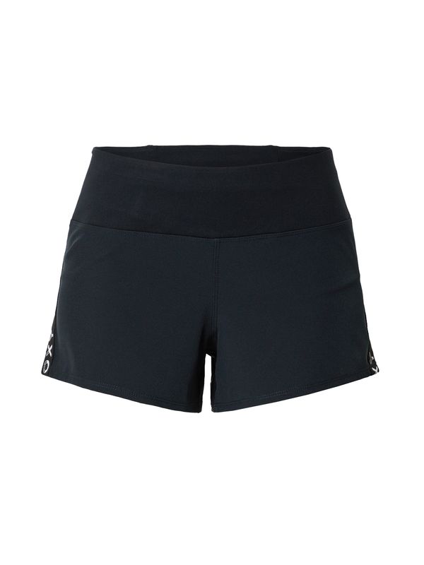 ROXY ROXY Спортен панталон  антрацитно черно / бяло