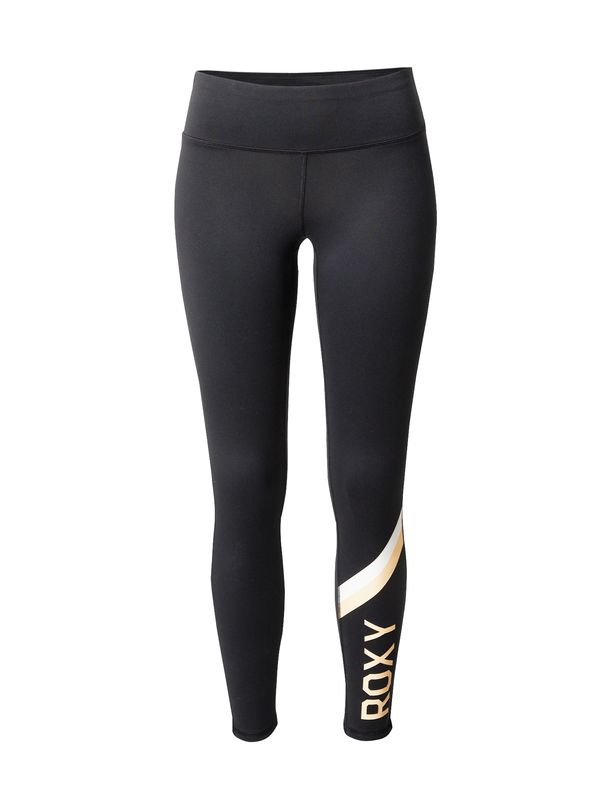 ROXY ROXY Спортен панталон 'RISE & VIBE'  бежово / черно / бяло