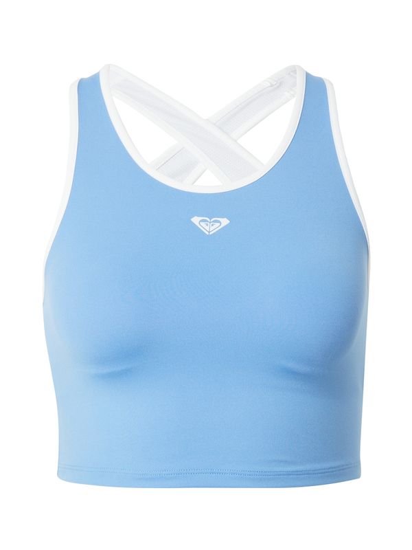 ROXY ROXY Спортен сутиен 'HEART INTO IT'  светлосиньо / бяло