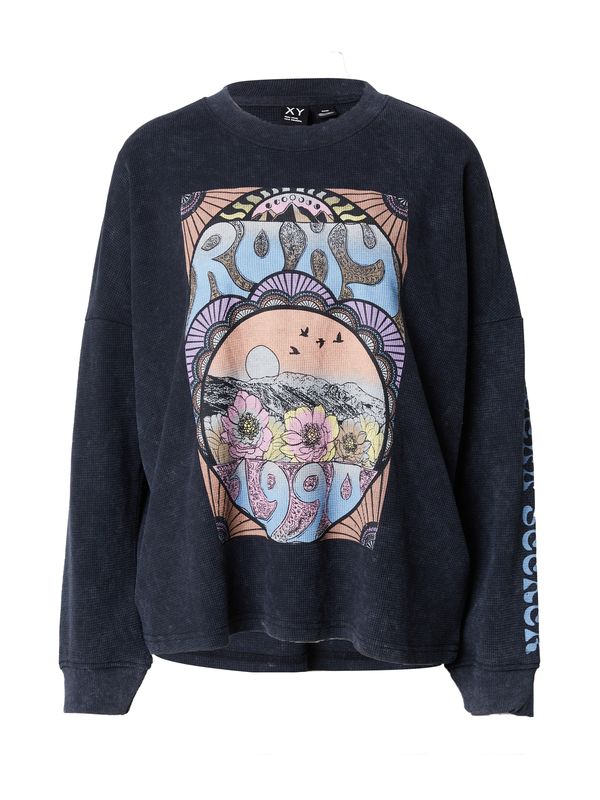 ROXY ROXY Суичър 'EASTSIDEMIDWTLS'  светлосиньо / оранжево / светлорозово / черно