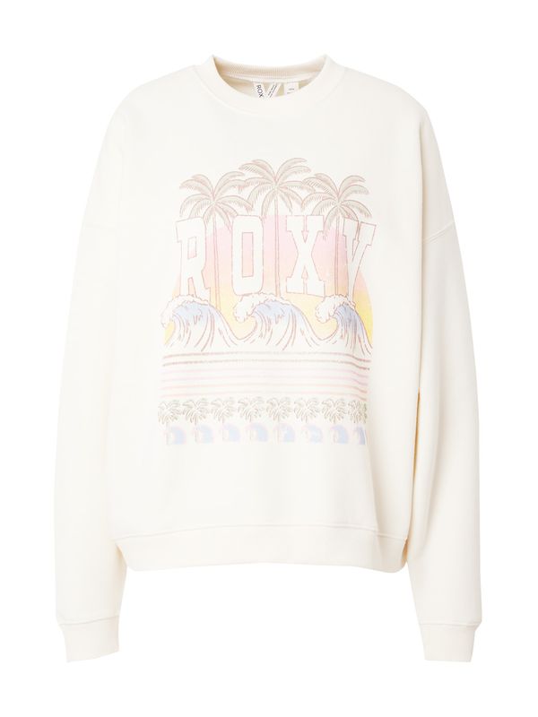 ROXY ROXY Суичър 'LNUPOVRSZCRWF'  кремаво / светлосиньо / зелено / бледорозово