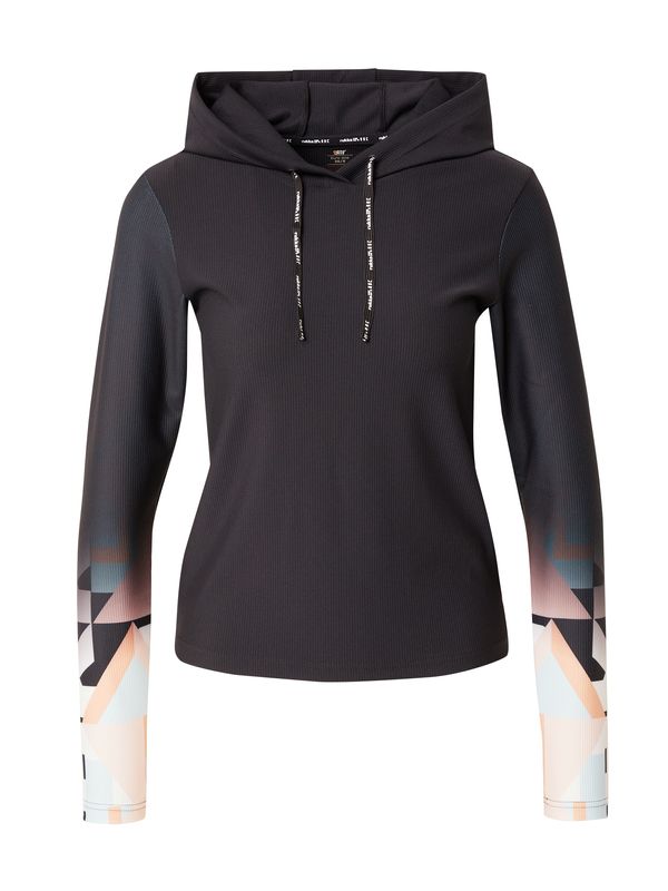 Rukka Rukka Функционална тениска 'YLIJALA'  кайсия / черно / бяло