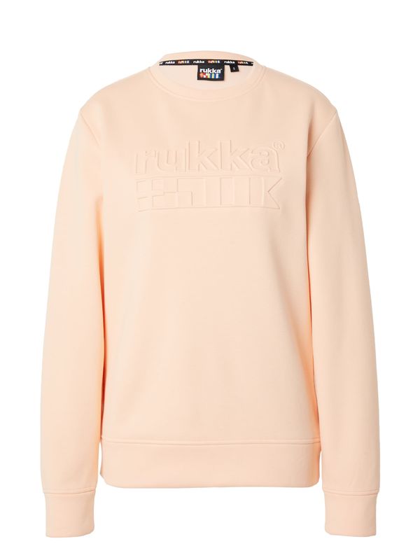 Rukka Rukka Спортен суитшърт с качулка 'YLISIPPOLA'  кайсия