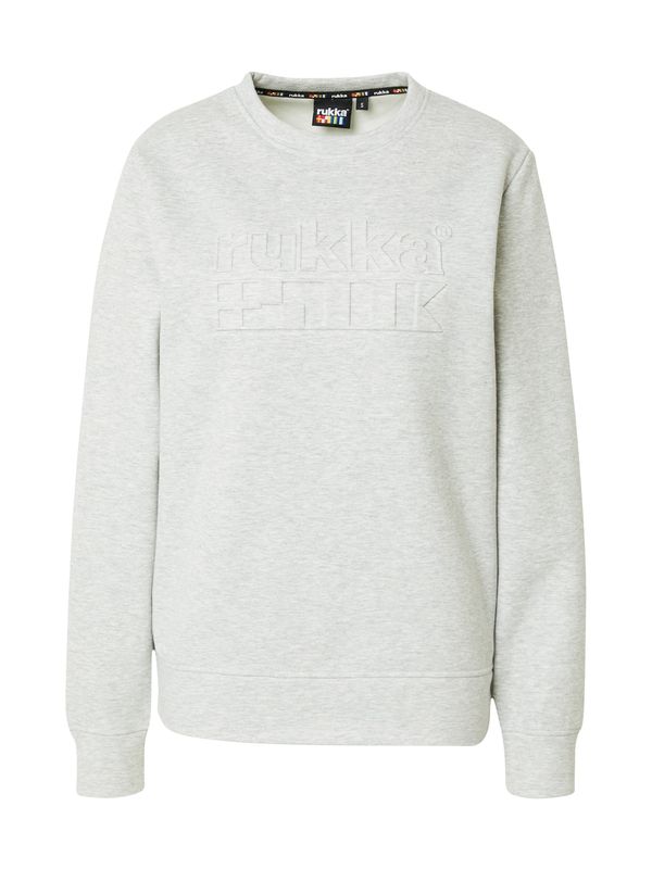 Rukka Rukka Спортен суитшърт с качулка 'YLISIPPOLA'  светлосиво