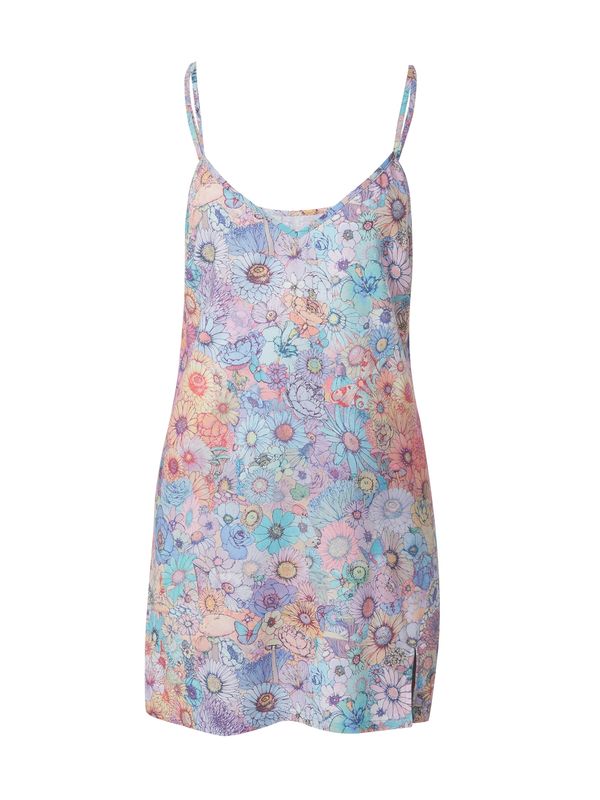 RVCA RVCA Лятна рокля 'SLIP UP'  тюркоазен / светлолилаво / кайсия / светлорозово