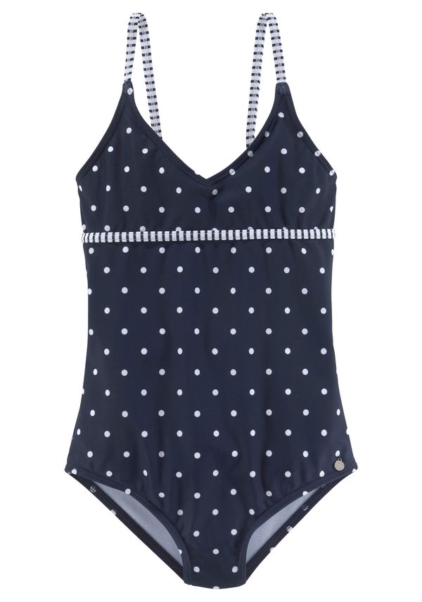 s.Oliver s.Oliver Бански костюм  нейви синьо / бяло