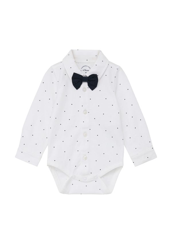 s.Oliver s.Oliver Бебешки гащеризони/боди  морскосиньо / бяло