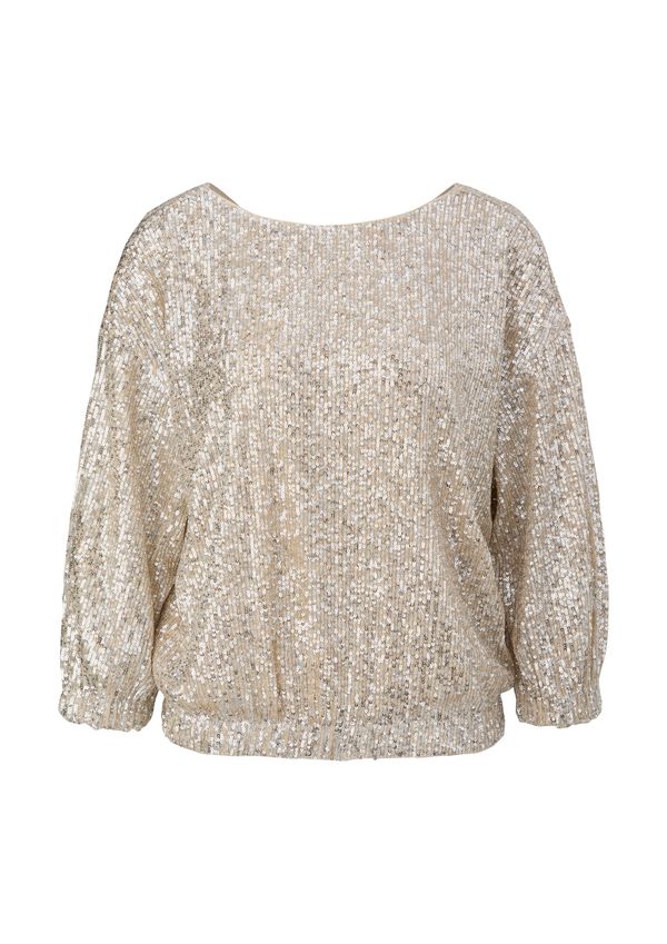 s.Oliver BLACK LABEL s.Oliver BLACK LABEL Блуза  бежово / сребърно