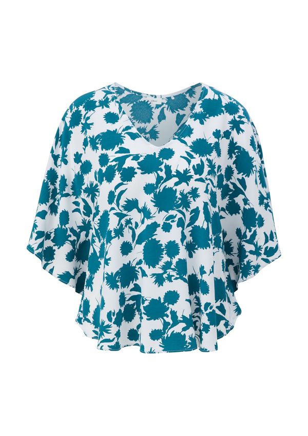 s.Oliver BLACK LABEL s.Oliver BLACK LABEL Блуза  петрол / бяло