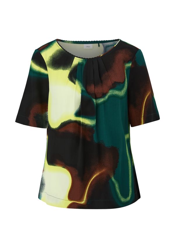 s.Oliver BLACK LABEL s.Oliver BLACK LABEL Блуза  пъстро / черно