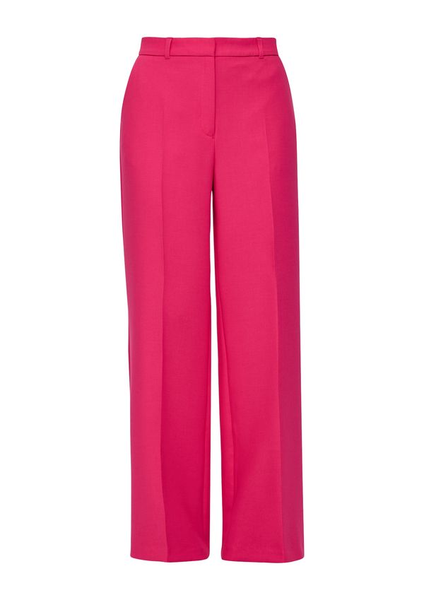 s.Oliver BLACK LABEL s.Oliver BLACK LABEL Панталон с ръб  магента