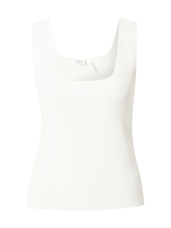 s.Oliver BLACK LABEL s.Oliver BLACK LABEL Плетен топ  яйчена черупка