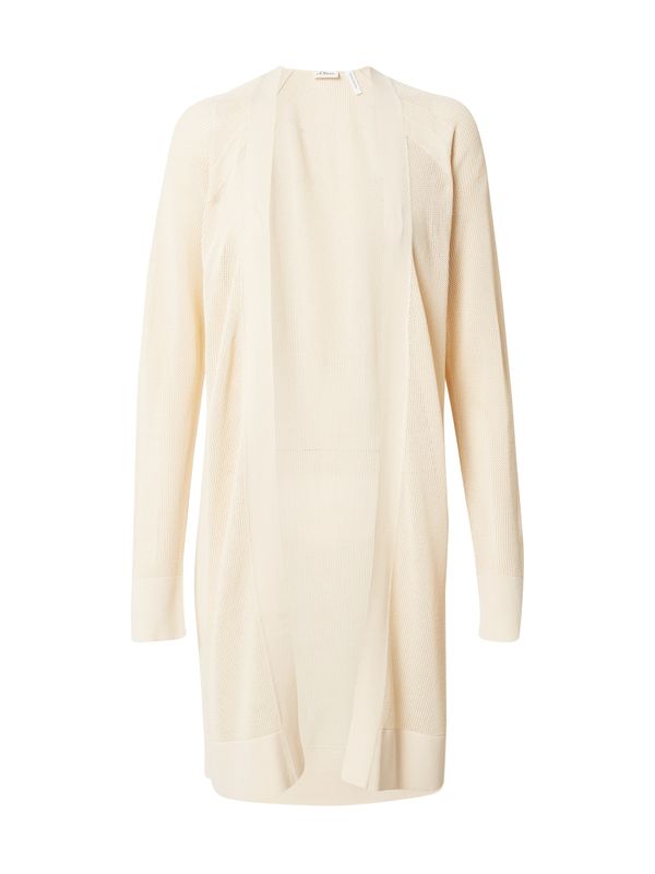 s.Oliver BLACK LABEL s.Oliver BLACK LABEL Плетена жилетка  кремаво