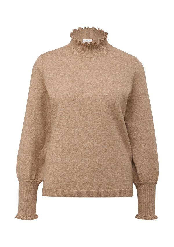 s.Oliver BLACK LABEL s.Oliver BLACK LABEL Пуловер  цвят "пясък"