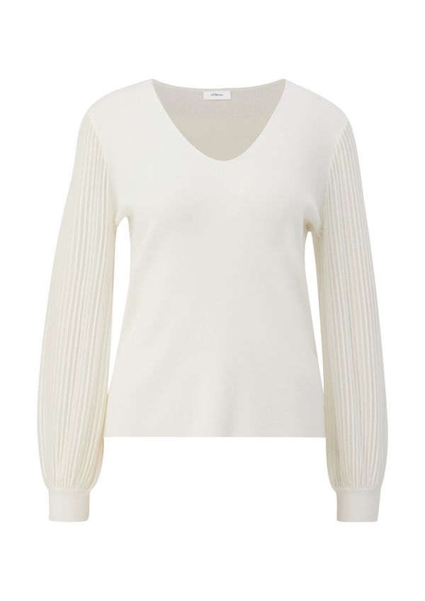 s.Oliver BLACK LABEL s.Oliver BLACK LABEL Пуловер  екрю