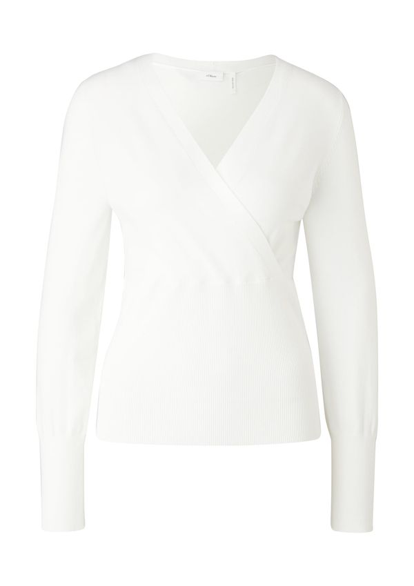 s.Oliver BLACK LABEL s.Oliver BLACK LABEL Пуловер  естествено бяло