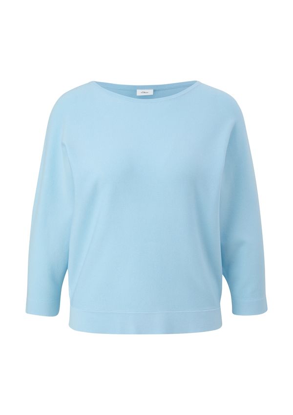 s.Oliver BLACK LABEL s.Oliver BLACK LABEL Пуловер  светлосиньо