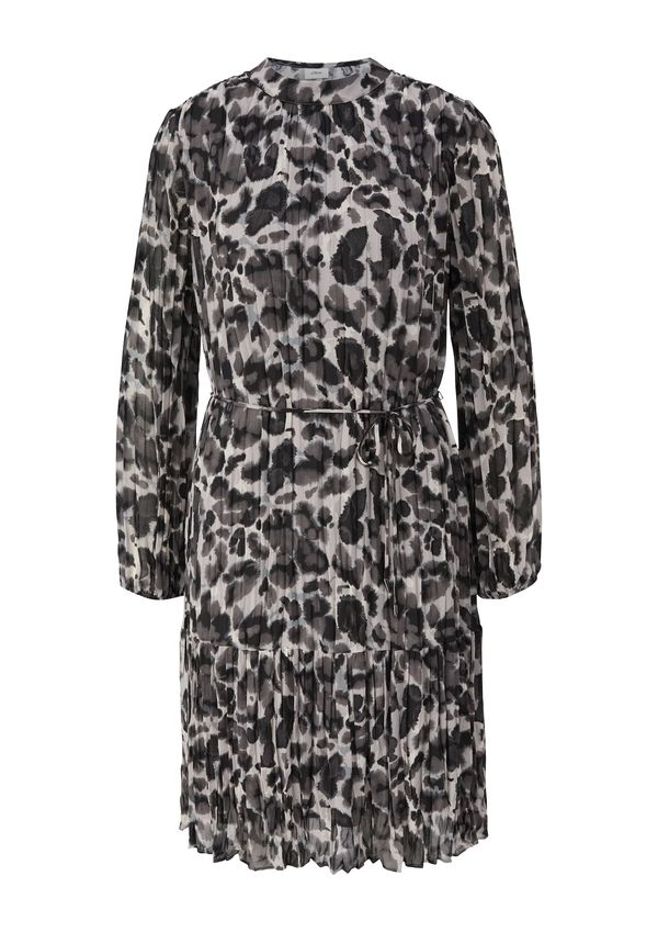 s.Oliver BLACK LABEL s.Oliver BLACK LABEL Рокля  бежово / тъмнокафяво