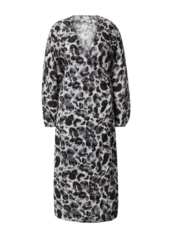 s.Oliver BLACK LABEL s.Oliver BLACK LABEL Рокля  сиво / черно / бяло