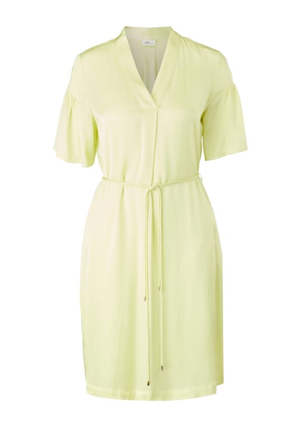 s.Oliver BLACK LABEL s.Oliver BLACK LABEL Рокля  светложълто