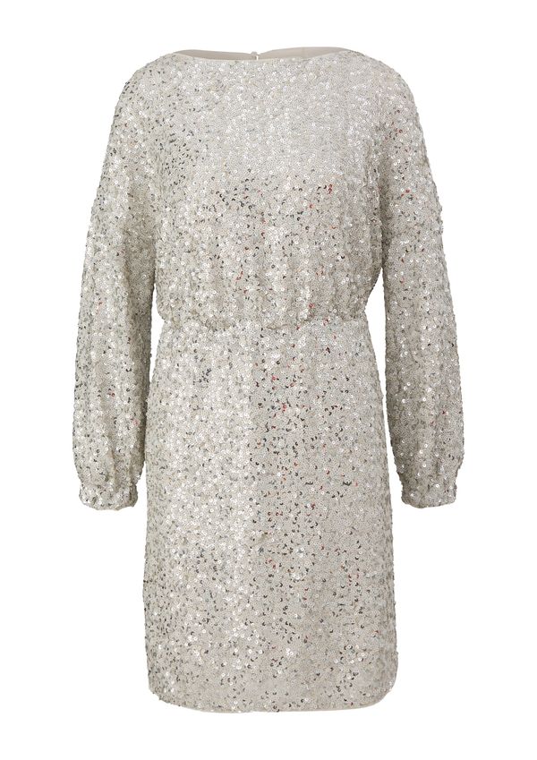 s.Oliver BLACK LABEL s.Oliver BLACK LABEL Рокля за коктейл  сребърно