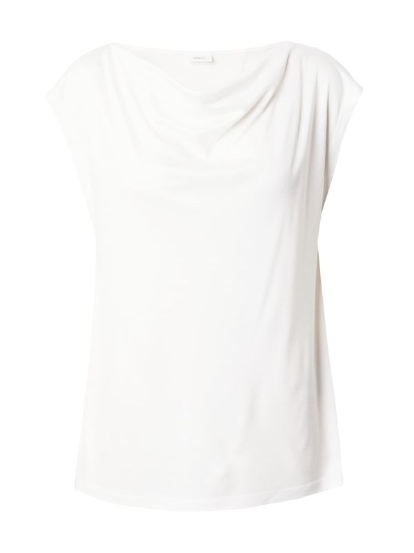 s.Oliver BLACK LABEL s.Oliver BLACK LABEL Тениска  бяло