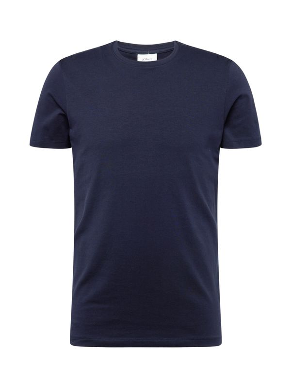 s.Oliver BLACK LABEL s.Oliver BLACK LABEL Тениска  нейви синьо