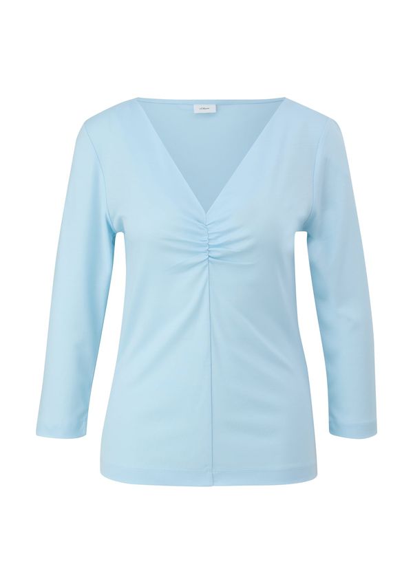 s.Oliver BLACK LABEL s.Oliver BLACK LABEL Тениска  светлосиньо