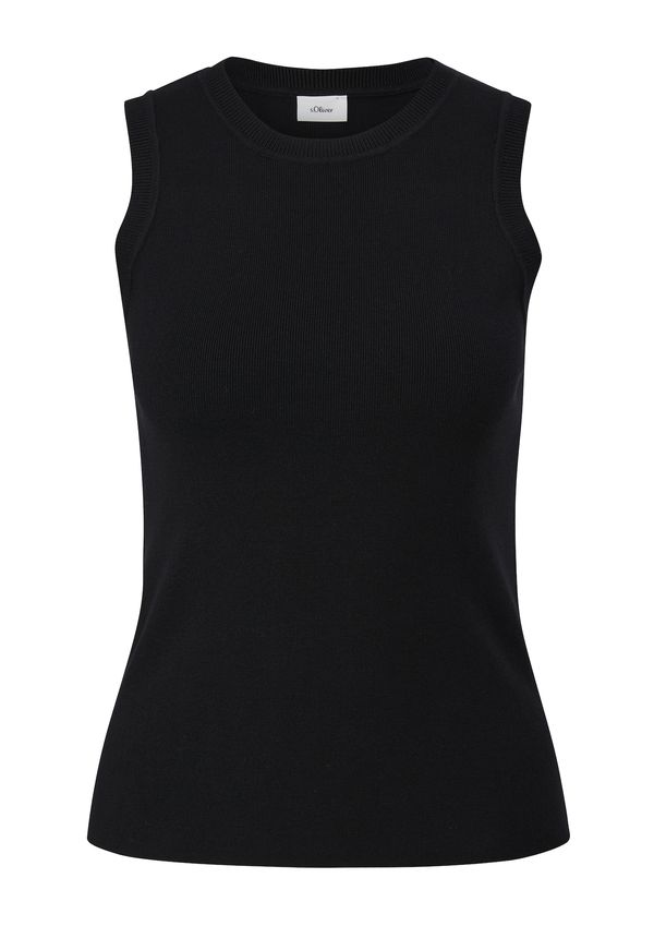 s.Oliver BLACK LABEL s.Oliver BLACK LABEL Топ  черно