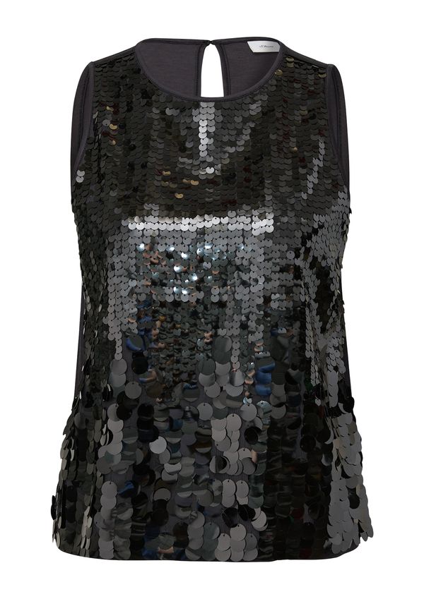 s.Oliver BLACK LABEL s.Oliver BLACK LABEL Топ  черно