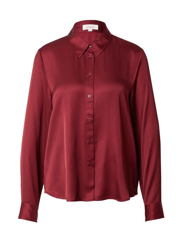 s.Oliver s.Oliver Блуза  бургундово червено