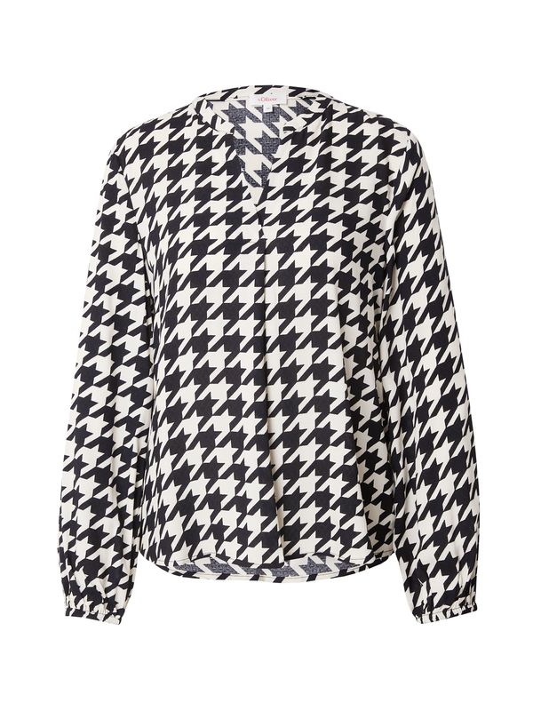 s.Oliver s.Oliver Блуза  черно / бяло