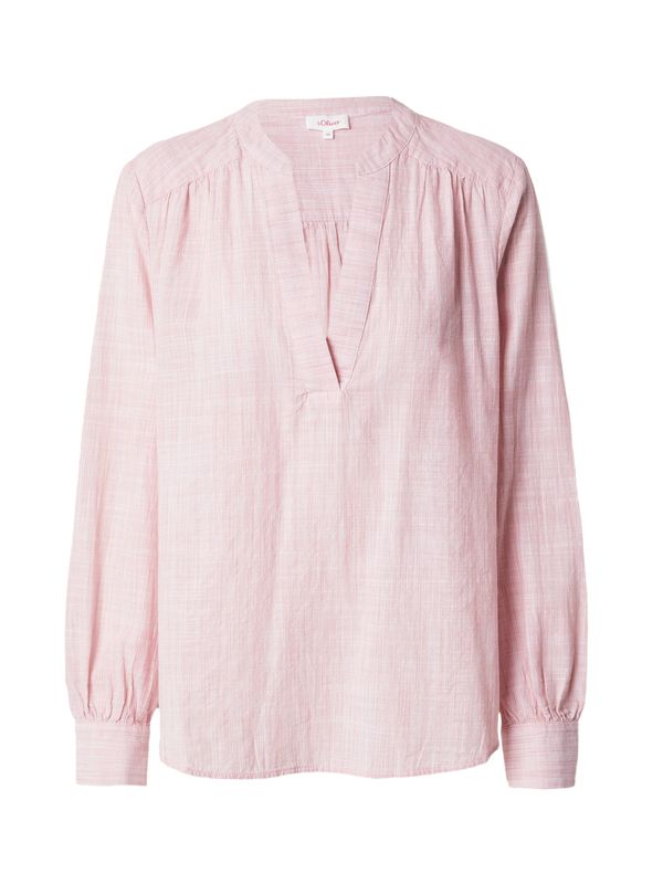 s.Oliver s.Oliver Блуза  розово / бяло