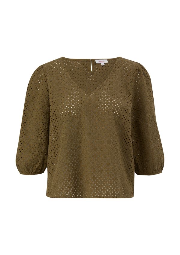 s.Oliver s.Oliver Блуза  тъмнозелено