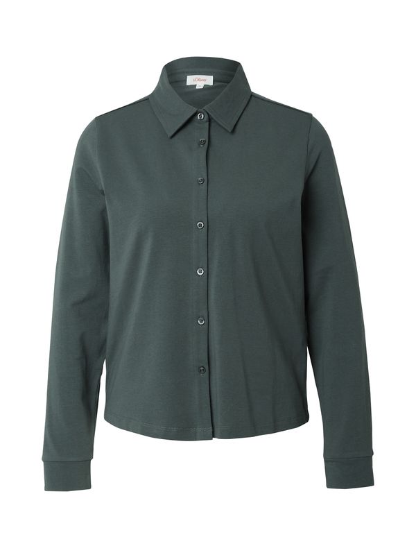 s.Oliver s.Oliver Блуза  тъмнозелено