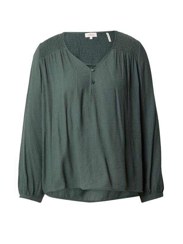 s.Oliver s.Oliver Блуза  тъмнозелено