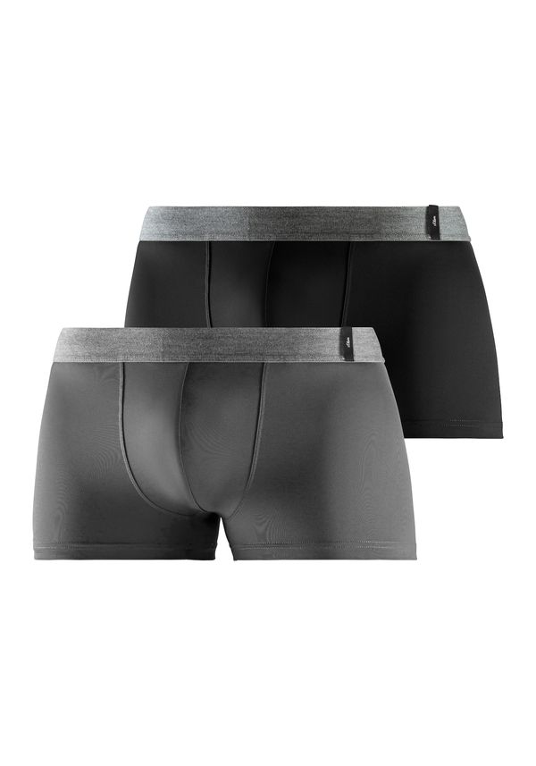 s.Oliver s.Oliver Боксерки  сиво / светлосиво / черно