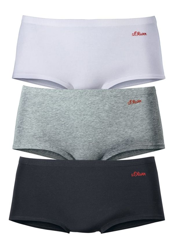 s.Oliver s.Oliver Дамски бикини  сиво / черно / бяло